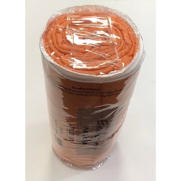 Exclusivo Mezcla Reversible Twin Quilt Bedding Set Soft 68"x88" Burnt Orange 🧡 - Picture 2 of 3